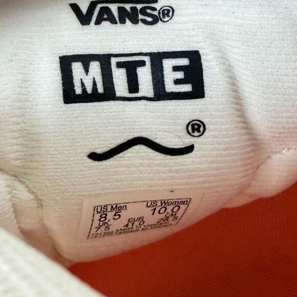 Vans Ultrarange MTE 2.0 Athletic Shoes Mens 8.5 Womens 10 White Coral Pink - Picture 5 of 10